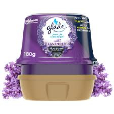 GLADE LARGE GEL LAVENDER 180G