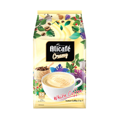 Alicafe Creamy White Instant Coffee Sachets, 10x30g