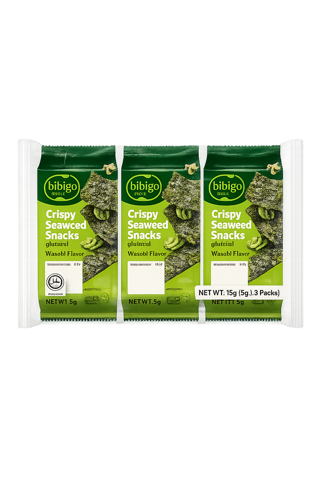 Crispy Seaweed Snack Wasabi Flv 15GM