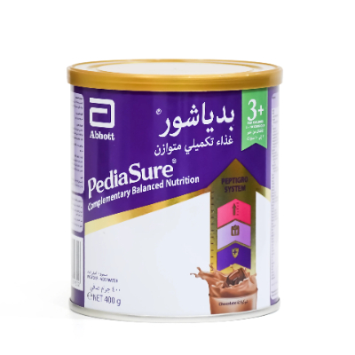PEDIASURE COMPLETE BALANCED NUTRITION WITH CHOCOLATE FLAVOUR STAGE 3+ FOR CHILDREN 3-10 YEARS, 400G