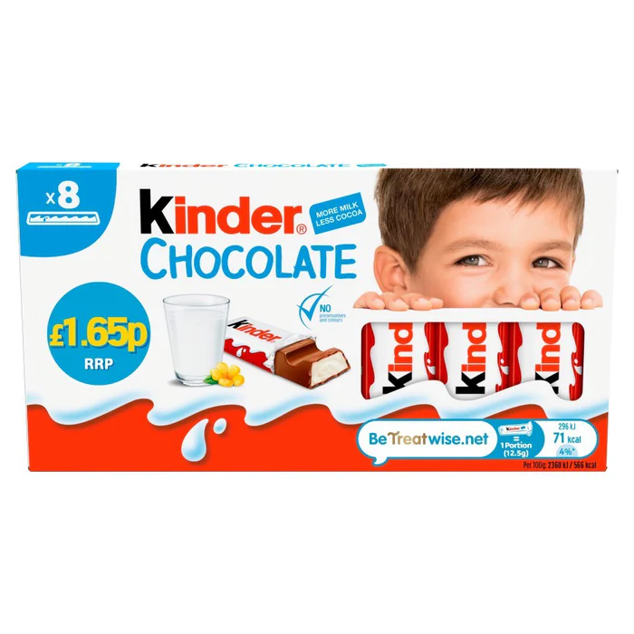 Kinder Chocolate T10 Ps 125g