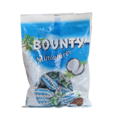 Bounty Miniatures Chocolate Bag, 150g