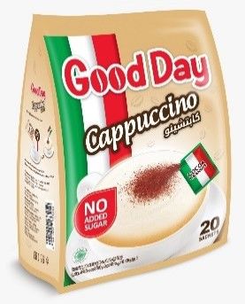 GOOD DAY NO-ADDED SUGAR CAPPUCCINO SACHETS, 20X13G