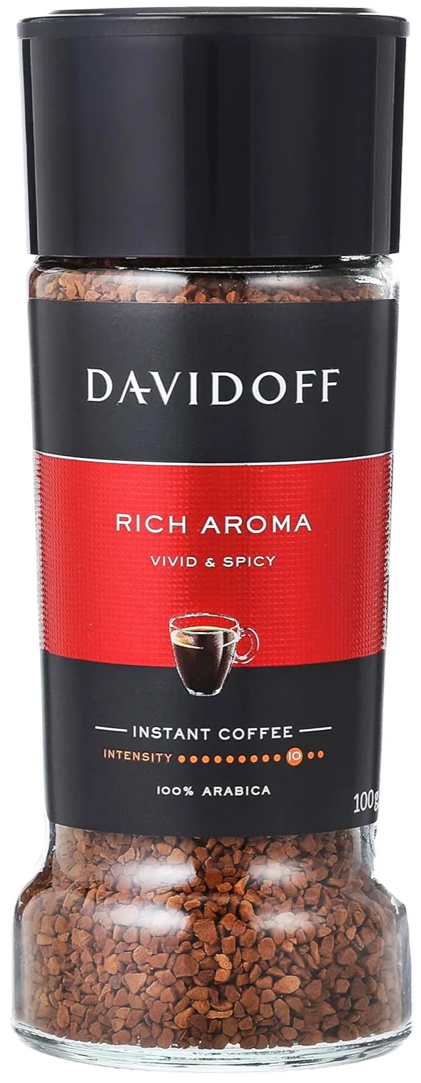 DAVIDOFF RICH AROMA INSTANT COFFEE, 100G