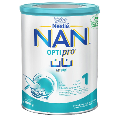 NAN OPTIPRO 1 INFANT FORMULA MILK 0-6 MONTHS, 800G