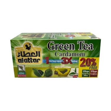 AL ATTAR GREEN TEA BAG 1X36
