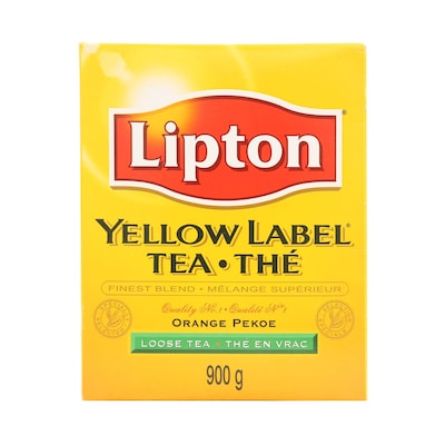 LIPTON YELLOW LABEL BLACK TEA BAGS, 25 TEABAGS