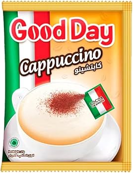 GOOD DAY CAPPUCINO INSTANT COFFEE, 10 SACHETS