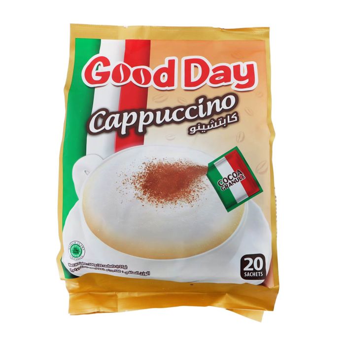GOOD DAY CAPPUCCINO SACHETS, 20X25G