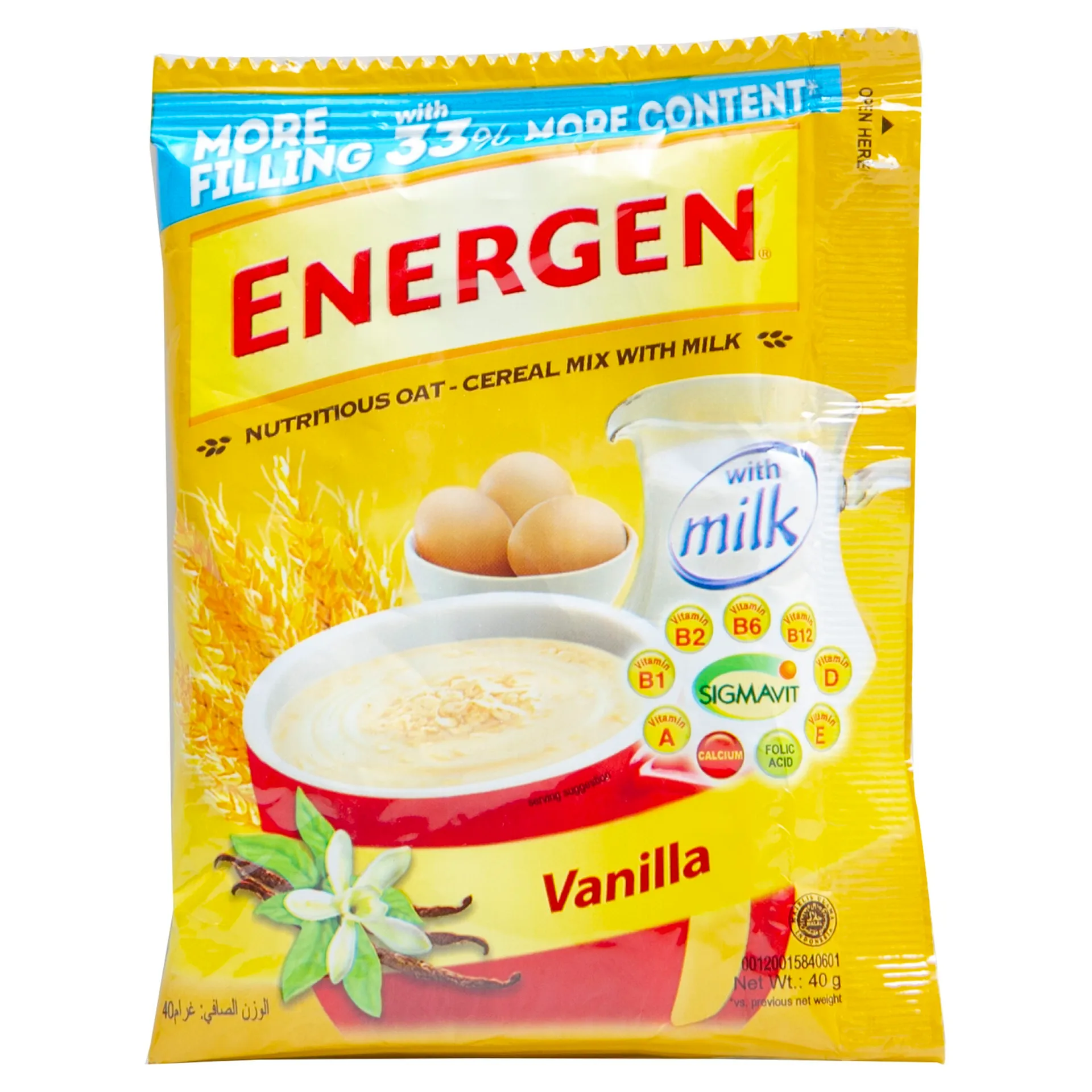 ENERGEN CEREAL VANILLA DRINK 10X30 G
