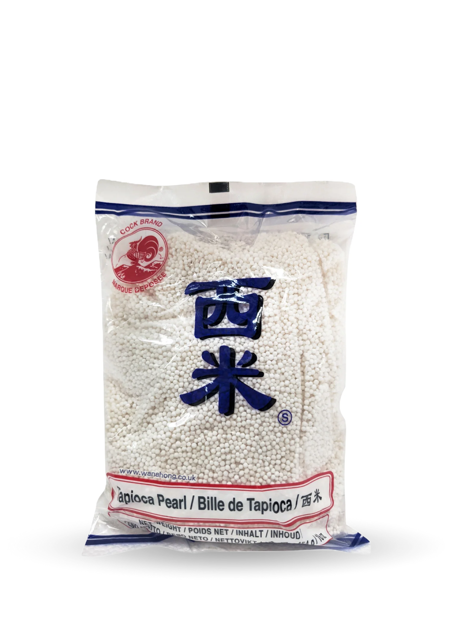 Cock White Tapioca Pearls, 454g
