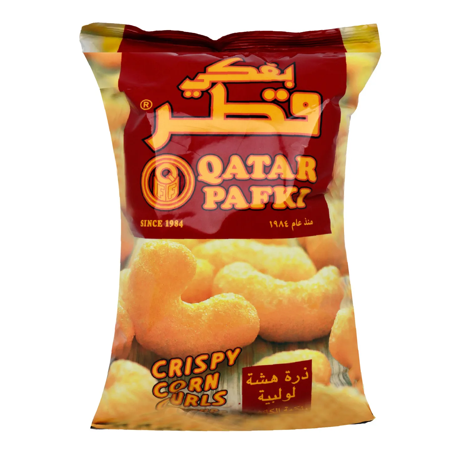 Qatar Pafki Ketchup Flavour Crispy Corn Curls, 80g