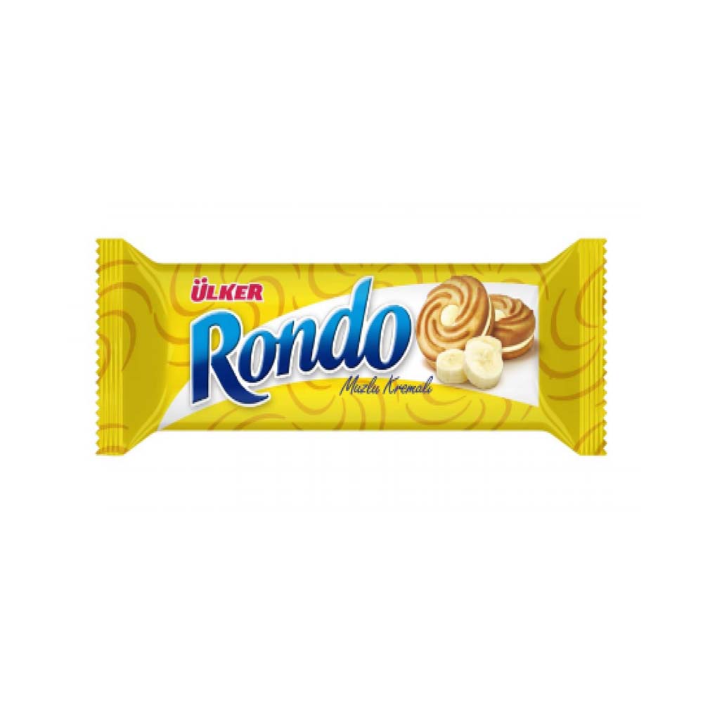 Ulker Rondo Banana Cream Biscuits 61 G