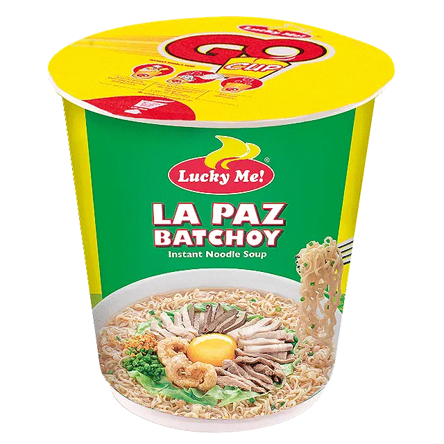 Lucky Me Mini Cup La Paz Batchoy Instant Noodles Soup, 40g