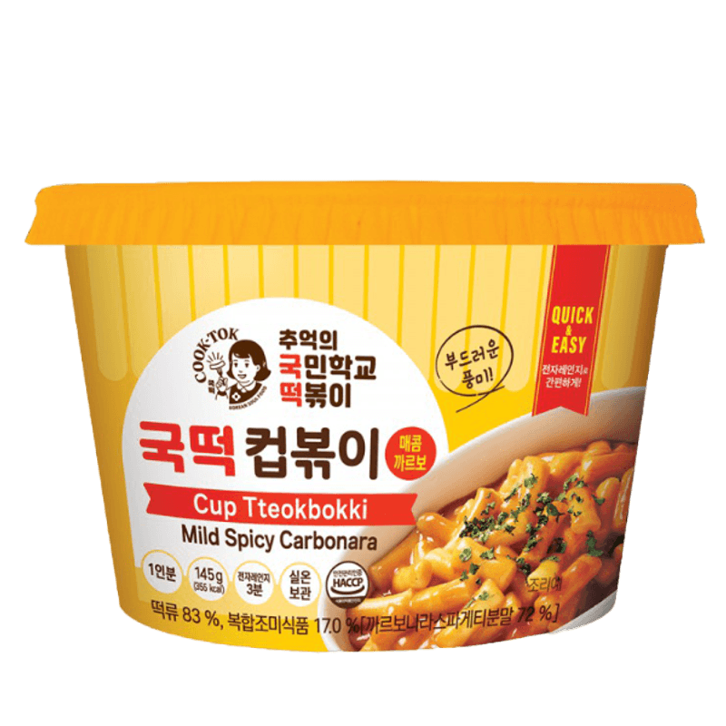 Sj Core Cook-tok Carbonara Rice Cup, 145g