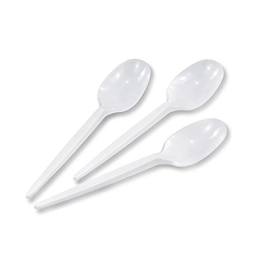 DISPOSABLE PLASTIC TEA SPOON, 50 PIECES