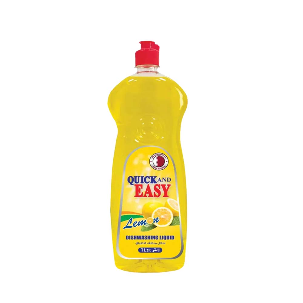 Quick and Easy Dishwashing Liquid Lemon 1l