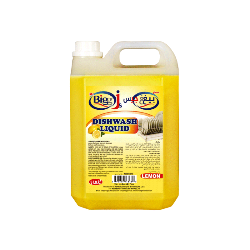 Biggjs Dish Wash Liqyid 5 Ltr
