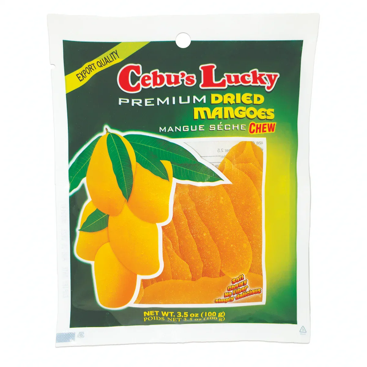 Cebu Dried Mangoes, 100g