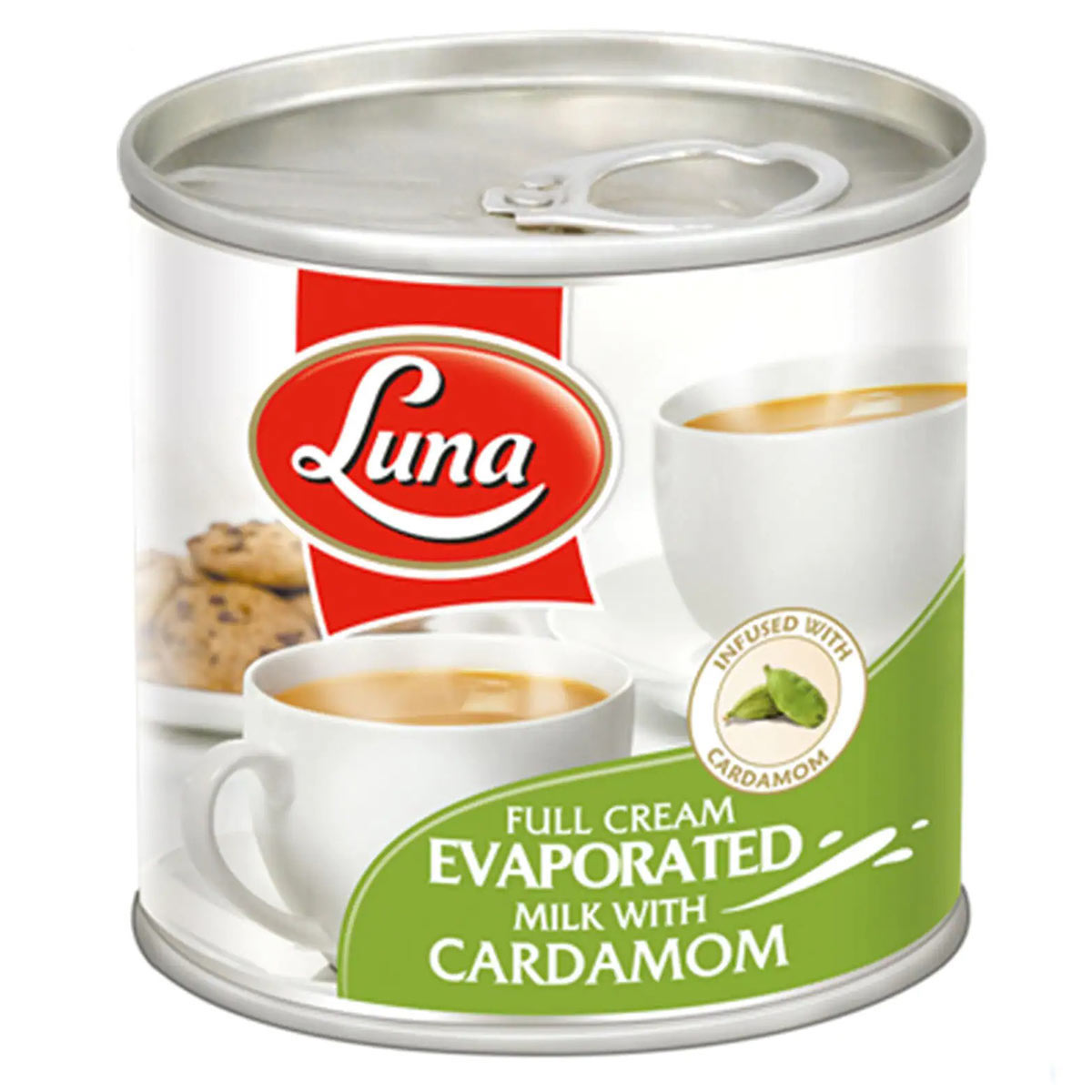 Luna Full Cream Evaporated With Cardamon Milk, 170g