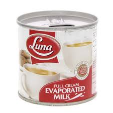 Luna Premium Full Cream Evaporated Milk, 170g