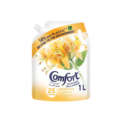 Comfort Concentrated Fabric Softener Honey Suckle, 1l