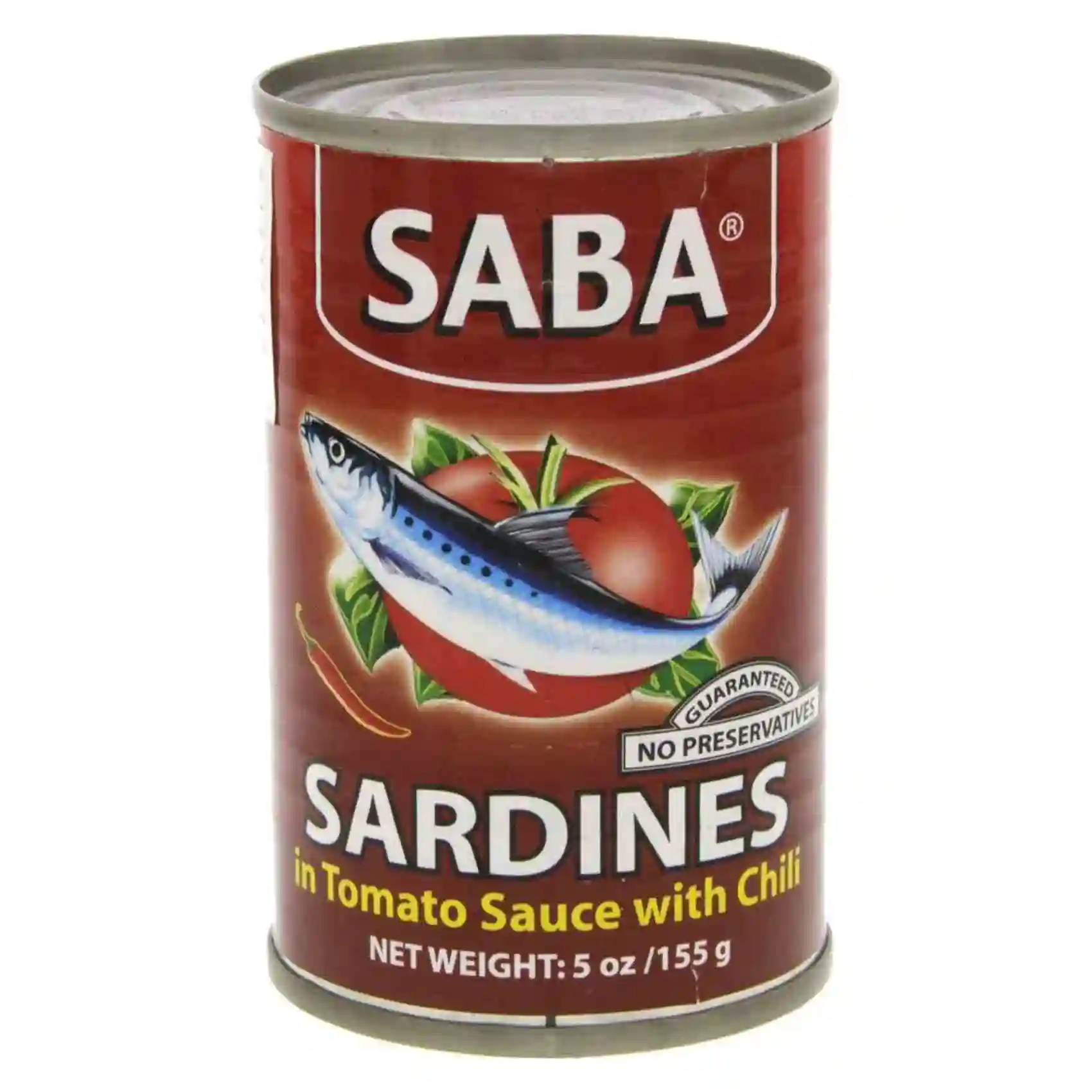 Saba Sardines in T/sauce Hot 425g
