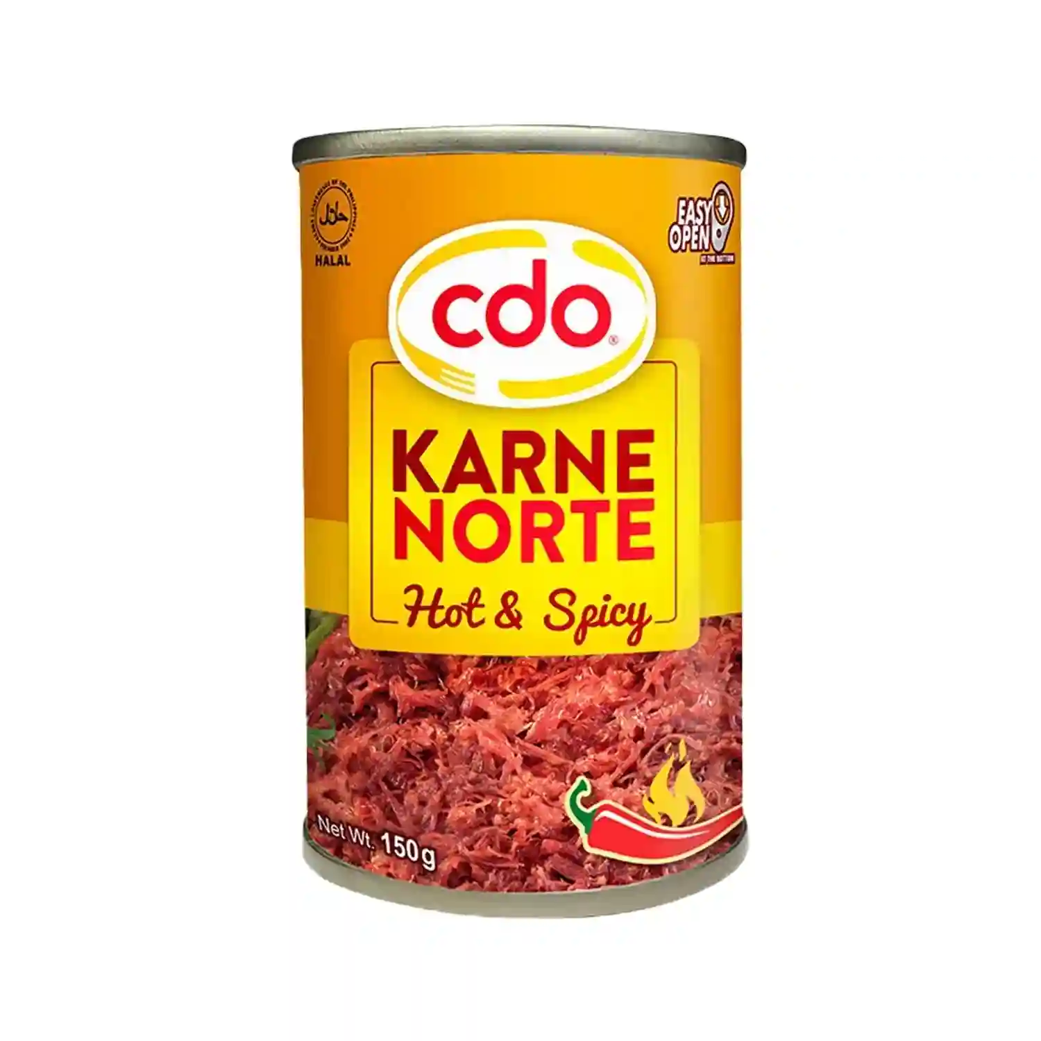 Cdo Karne Norte Hot & Spicy 150GM