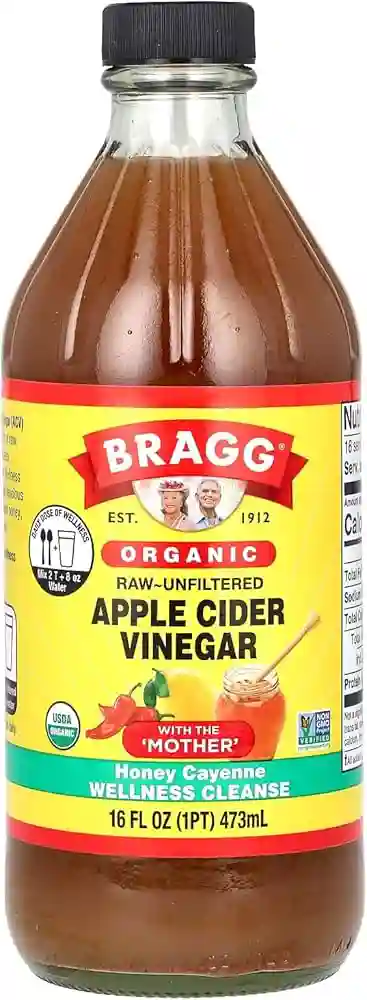 Bragg Apple Cider Honey Cayenne 16 Oz 473ML