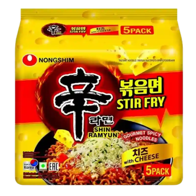 Nongshin Shin Ramyun Stir Fry With Cheese 136GM