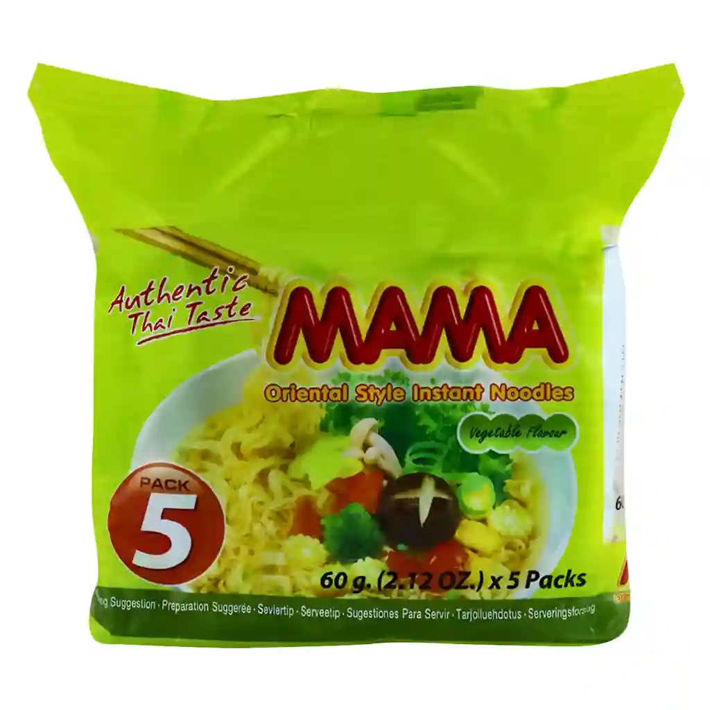 Mama Noodles Vegetables 300GM (60GM*5)