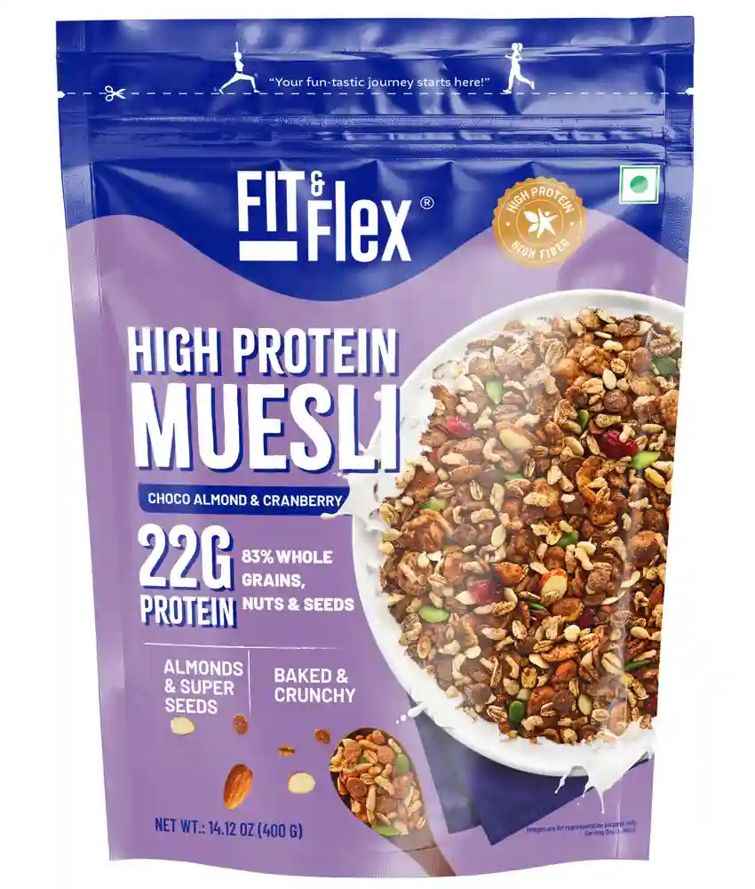 Fit&flex Protein Muesli Choco Almond&cranberry