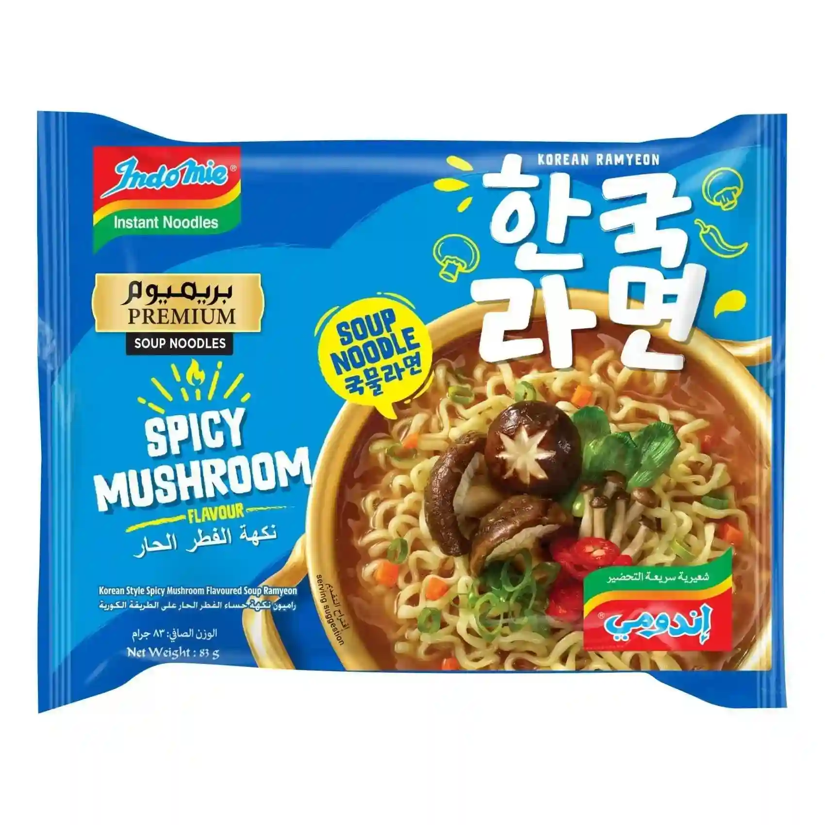 Indomie Noodles Spicy Mushroom 83GM