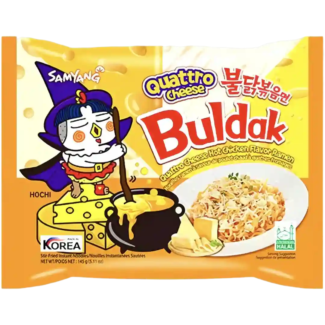 Samyang Buldak Hot Chicken Quattro Cheese 145gm