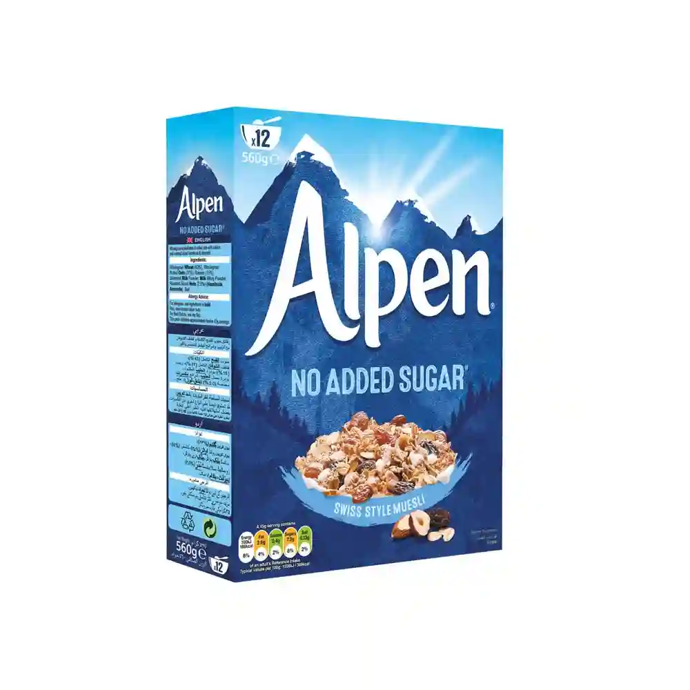 Alpen No Added Sugar Cereal 560GM