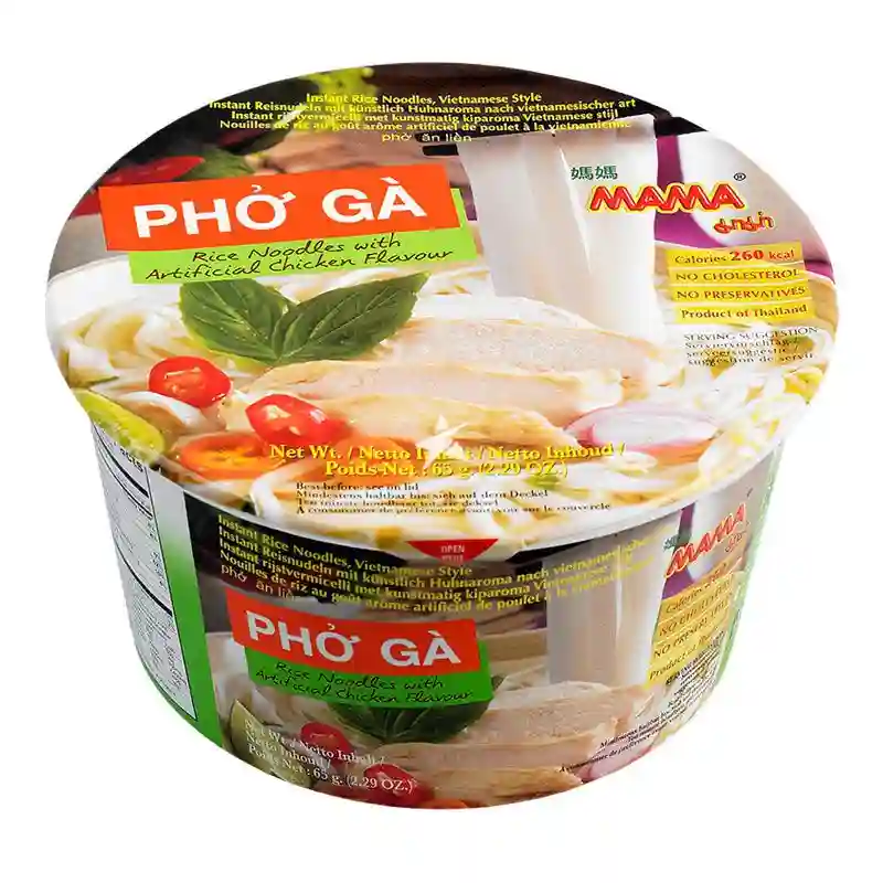 Mama Rice Noodles Cup Chicken 65g
