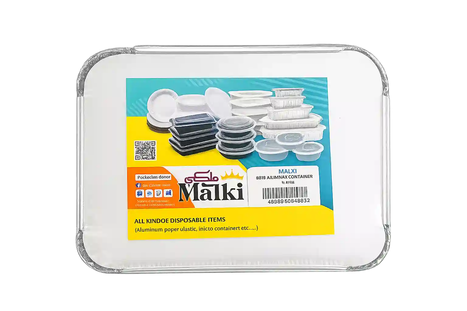 83185 Aluminium Container+lid 1*5 Royal Pack/Acon