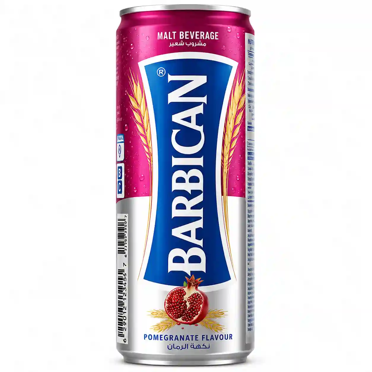 Barbican Non Alcoholic Malt Beverage With Pomegranate Flavour 250ml ;