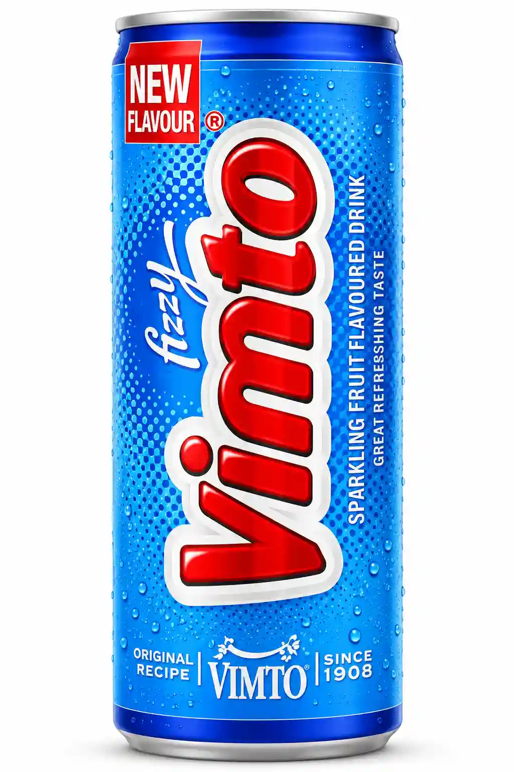 Fizzy Vimto Sparkling Blue Raspberry Drink 250ml