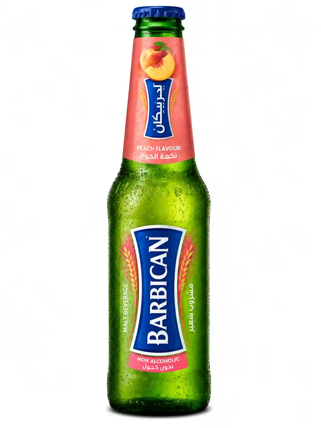 Barbican Peach Flavoured Non Alcoholic Malt 330ml
