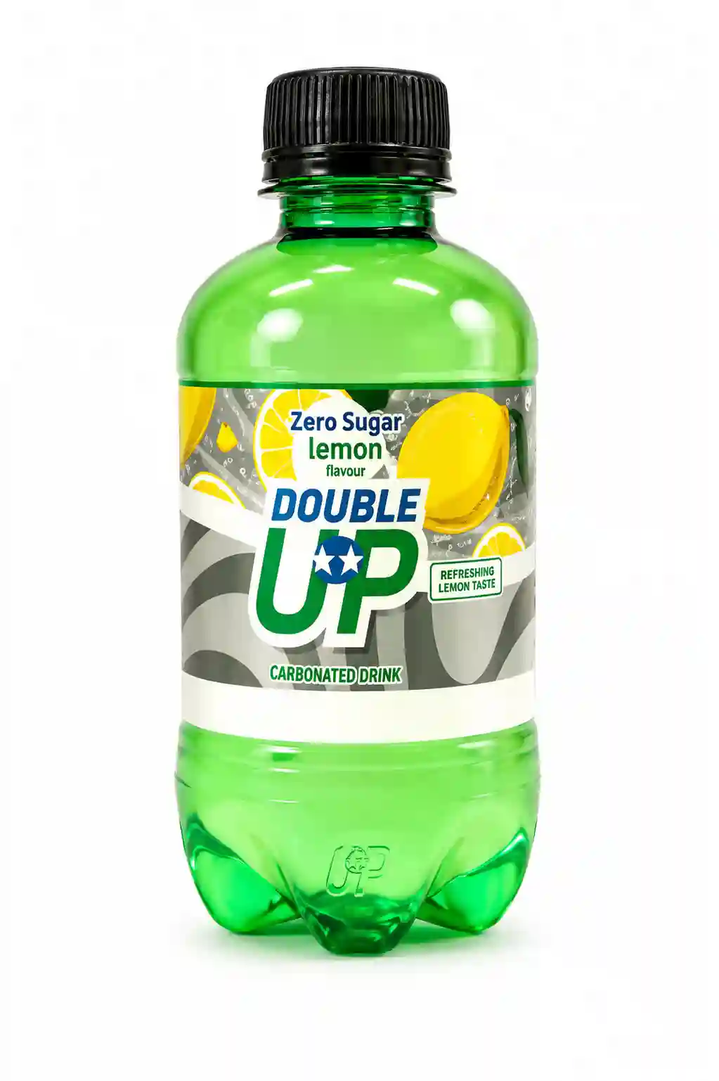 Double Up Zero Sugar Carbonated Drinks Lemon 200ml