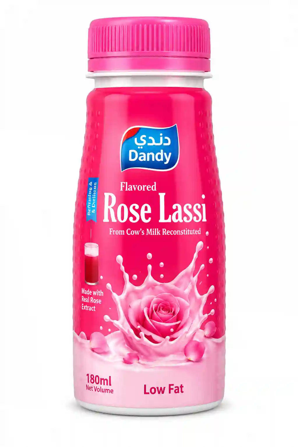 Dandy Low Fat Flavoured Rose Lassi 200 ml