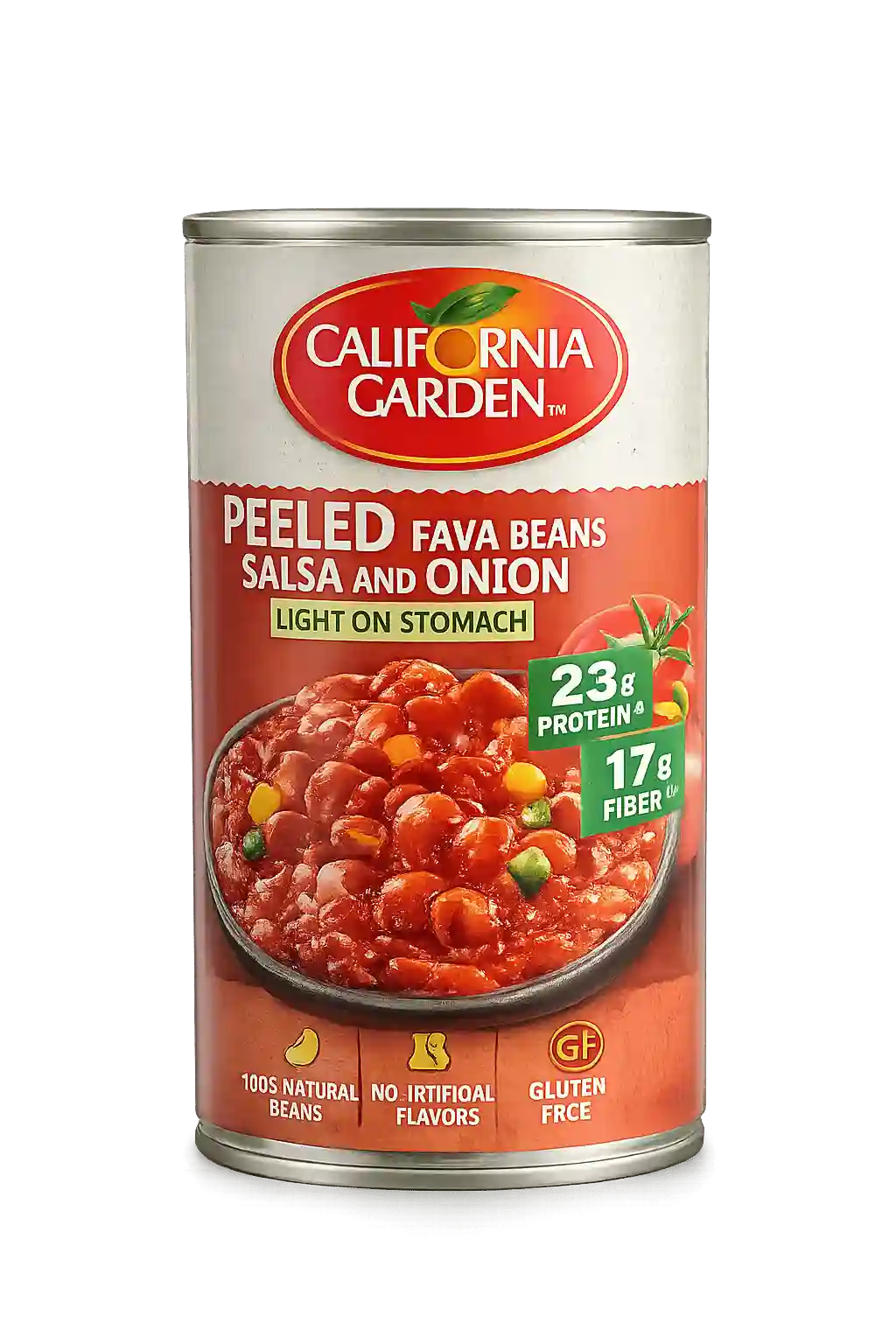 California Garden Fava Beans Peeled Salsa and Onion 450GM