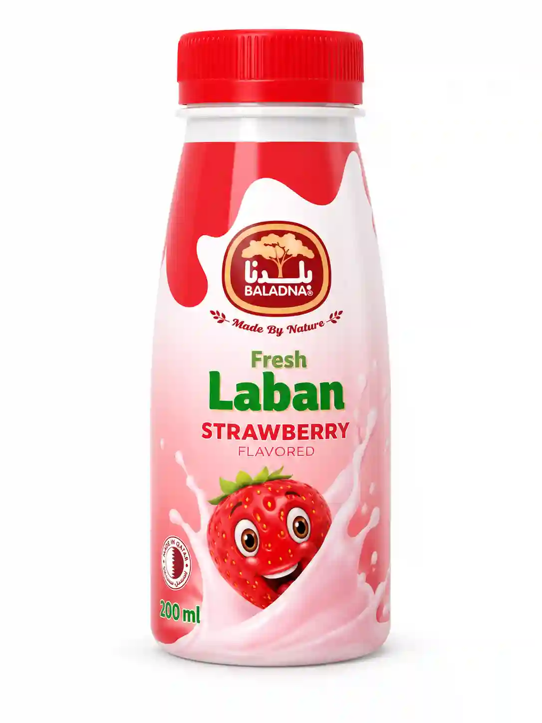 Baladna Fresh Laban Strawberry Flavored 200ml