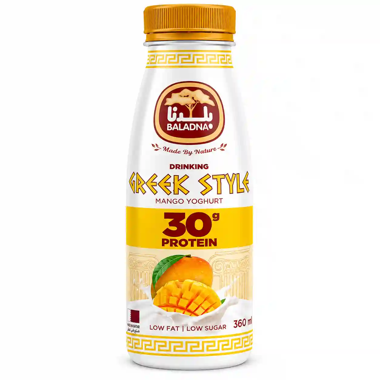 Baladna Mango Greek Style Low Fat Drinking Yoghurt 360ml