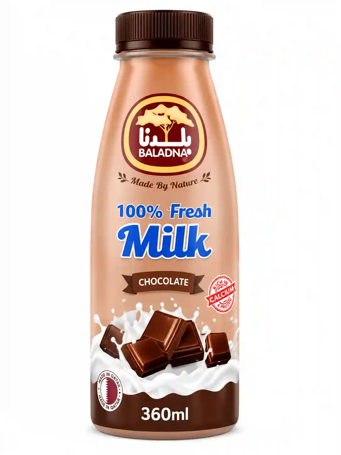 Baladna Fresh Chocolate Flavored Milk in a 360ml