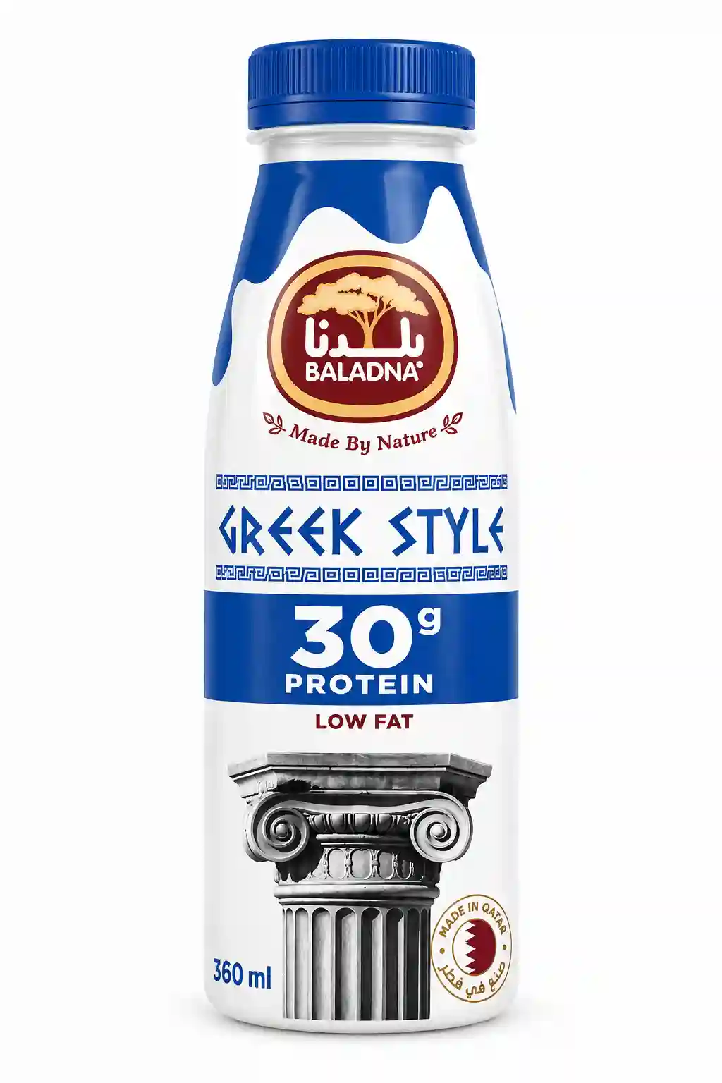 Baladna Hi-Protein Plain Yoghurt Drink 360ml