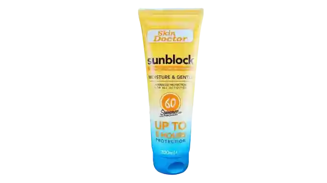 Skin Doctor Sunblock Moisture And Gentle Spf60 200ML