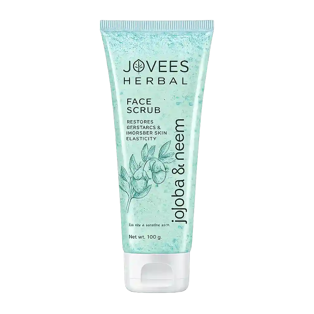 Jovees Herbal Jojoba & Neem Face Scrub 100GM
