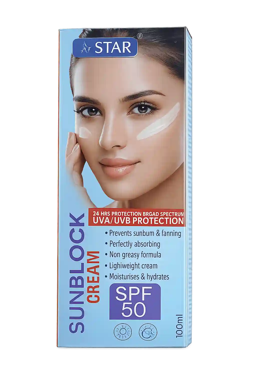 Star Sunblock Foundation Cream Spf50 50ML